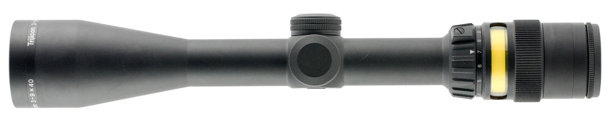 Trijicon AccuPoint 200004 3-9x40 1-Inch Tube Black Anodized Illuminated Mil-Dot Amber Dot Scope