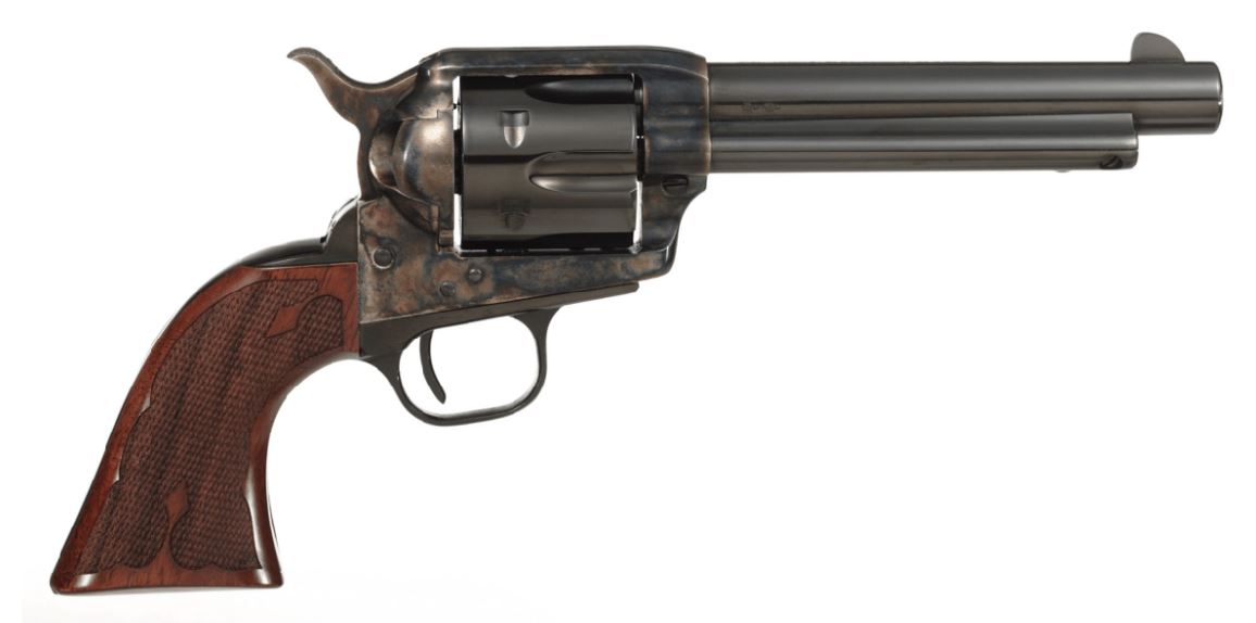 Taylor's & Co. Gambler .45 Colt Revolver with 5.5" Blued Barrel and Case Hardened Frame