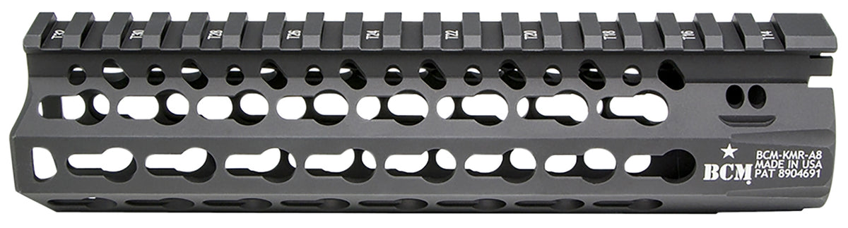 BCM KMRA8556BK KMR Alpha 8-Inch KeyMod Handguard Black Aluminum