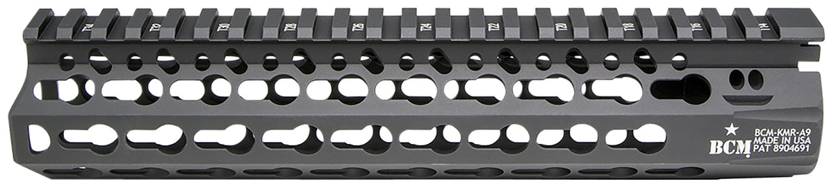 Bravo Company KMR Alpha 9" Free-Float KeyMod Rail Handguard Black for AR-15