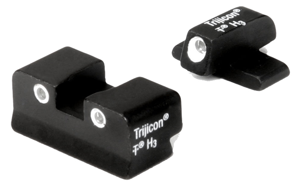 Trijicon Bright & Tough Tritium Night Sights White Outline Front & Rear for Springfield Armory XD/XD-M/XD-S