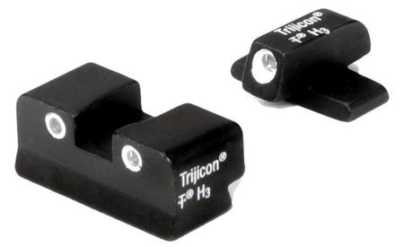 Trijicon Bright & Tough Tritium Night Sights White Outline Front & Rear for Springfield Armory XD/XD-M/XD-S