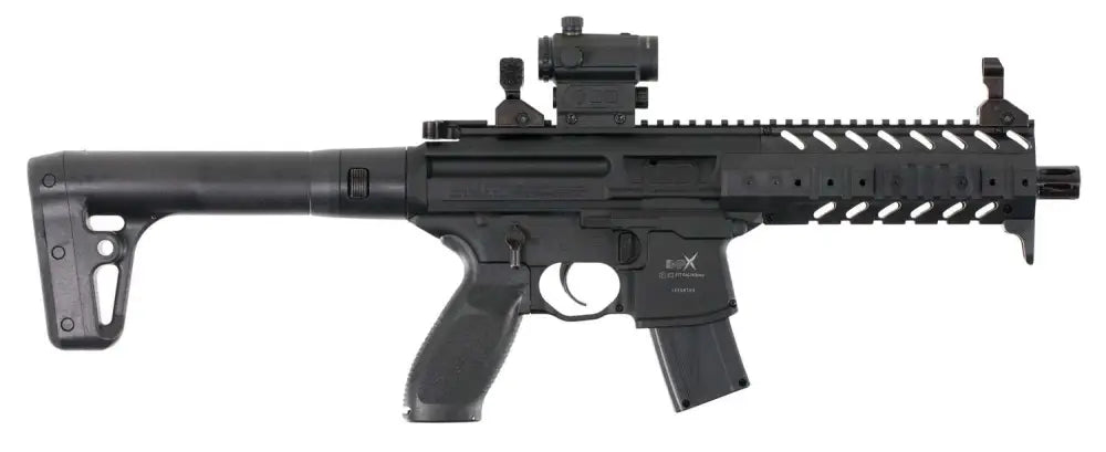 Sig Sauer MPX Air Rifle .177 Caliber 30rd CO2 Black SIG20R Red Dot Sight