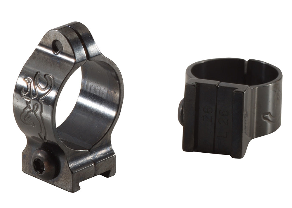 Browning 12345 Matte Black 1-Inch High Scope Rings for A-Bolt/BAR/BLR/X-Bolt