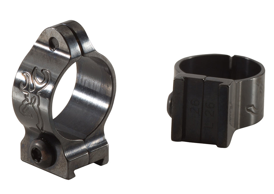 Browning 12345 Matte Black 1-Inch High Scope Rings for A-Bolt/BAR/BLR/X-Bolt