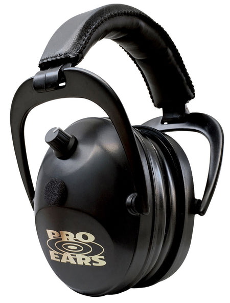 Pro Ears Gold II 26 Over The Head 26dB Electronic Hearing Protection Muff Black/Gold Adult 1 Pair