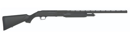 Mossberg 56420 500 All Purpose Full Size 12 Gauge Pump 3" 5+1 28" Matte Blued Vent Rib Barrel, Matte Blued Integral Scope Mount Steel Receiver, Fixed Black Synthetic Stock, Right Hand, Accu-Set Chokes