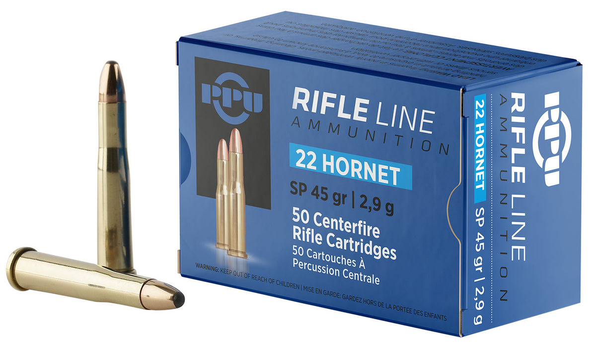 Prvi Partizan .22 Hornet PP22H Soft Point SP 45 Grain
