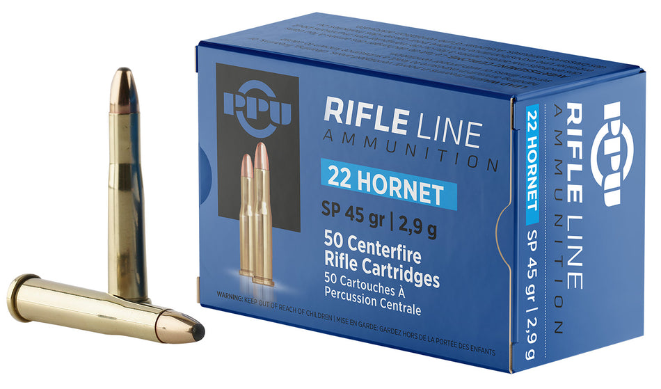 Prvi Partizan .22 Hornet PP22H Soft Point SP 45 Grain