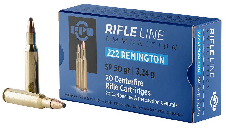 Prvi Partizan .222 Remington PP222 Soft Point SP 50 Grain