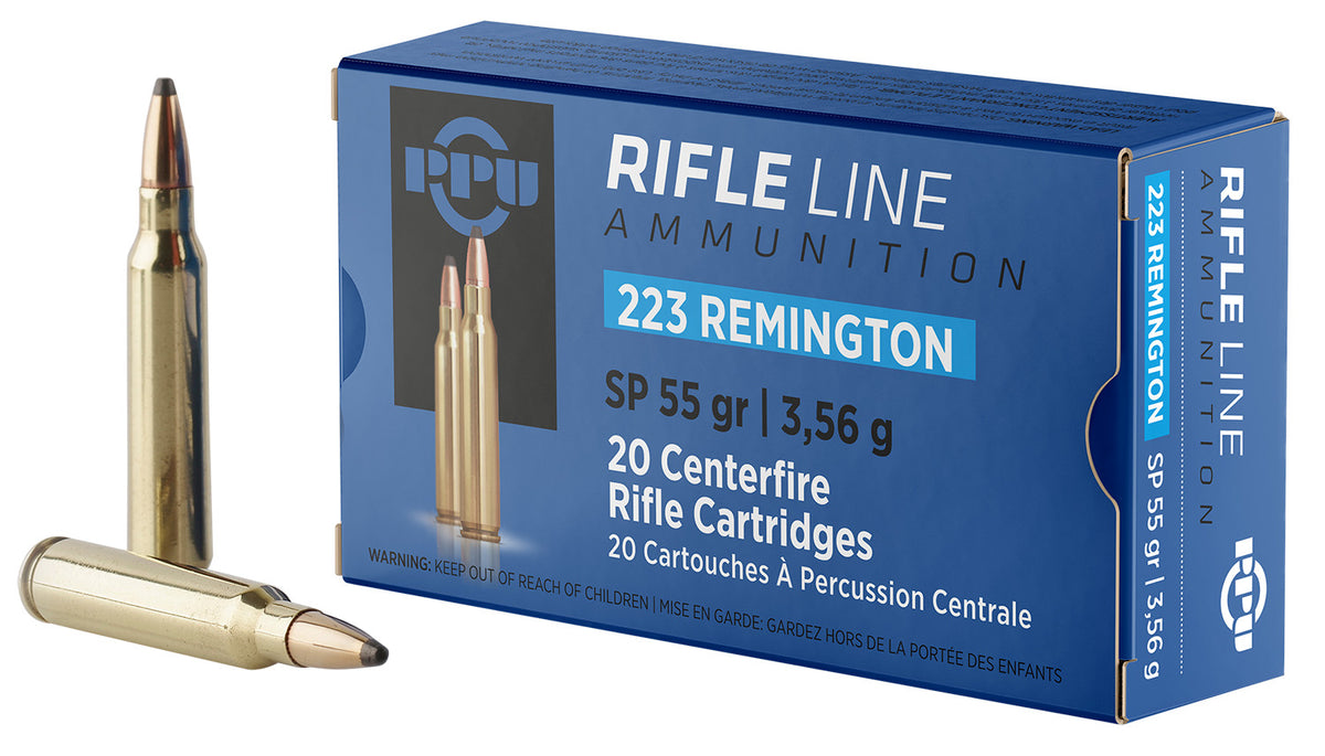 Prvi Partizan .223 Remington PP223S Soft Point SP 55 Grain