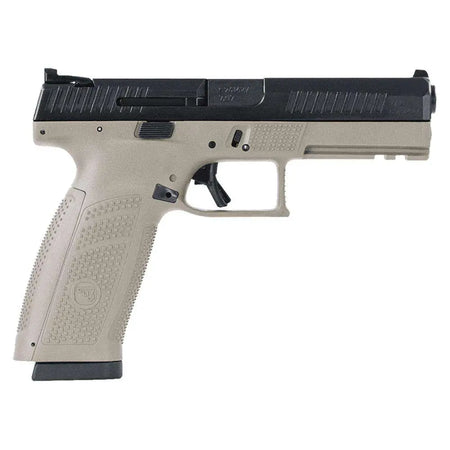 CZ P-10 F FDE 9mm Pistol 19RD, Reversible Mag Catch