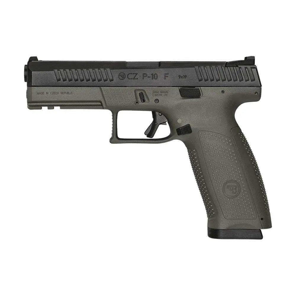 CZ P-10 F ODG 9mm Pistol 19RD, Reversible Mag Catch