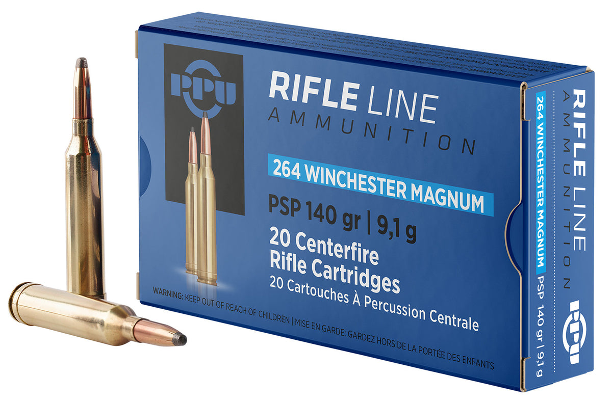 Prvi Partizan .264 Winchester Mag PP264 8605003812371 Pointed Soft Point PSP 140 Grain