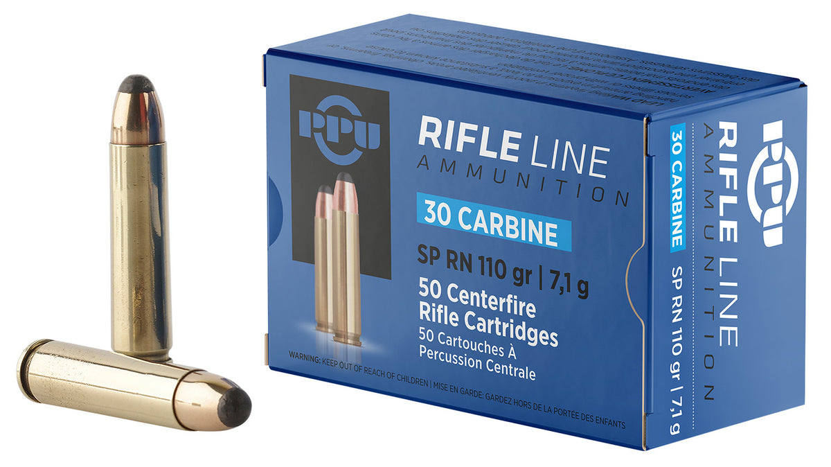 Prvi Partizan .30 Carbine PP30S Soft Point Round Nose 110 Grain