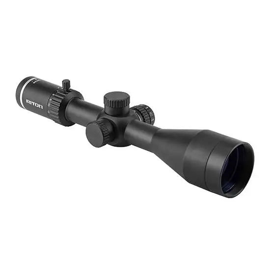 Riton X3 Primal 3-12x56mm Scope Illuminated CenterDot MOA Reticle Matte SFP Throw Lever