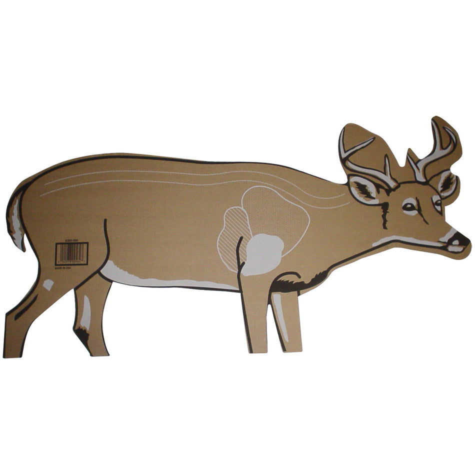 Two-Color Buck Cardboard Shooting Target 25pk