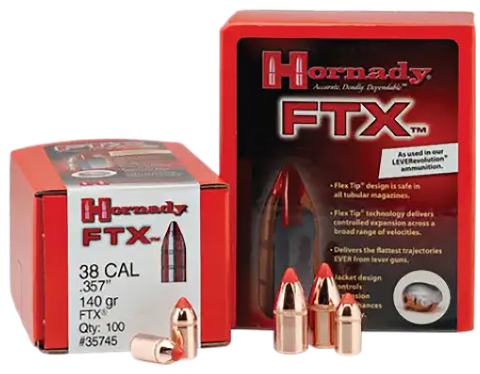 Hornady FTX .500 300gr InterLock Flex Tip Expanding Handgun Bullets Box of 50