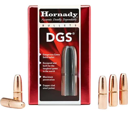 Hornady DGS .423 400gr Flat Nose Dangerous Game Solid Bullets Box of 50
