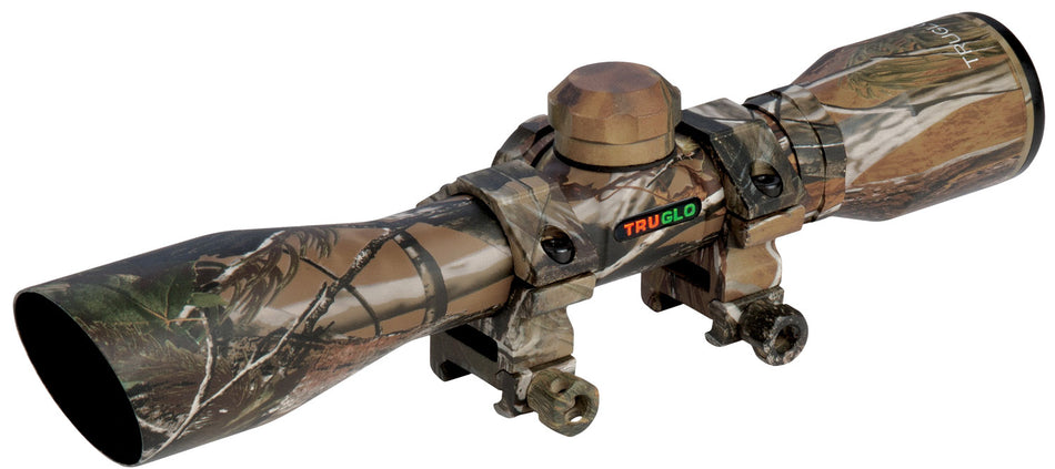 TruGlo Compact TG8504CD Realtree APG 4x 32mm 1-Inch Tube Diamond Reticle Rifle Scope