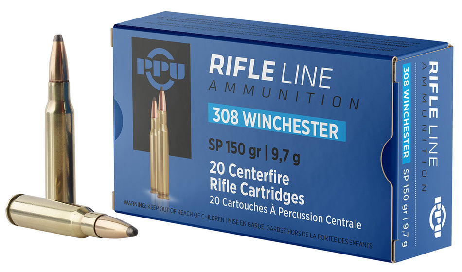 Prvi Partizan .308 Win / 7.62x51mm PP3081 8605003812463 Soft Point SP 150 Grain