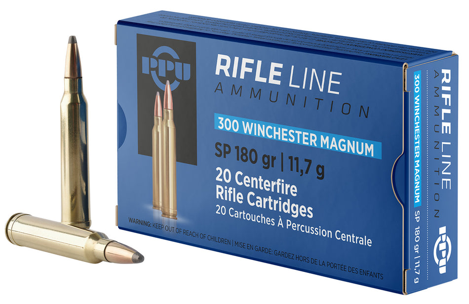 Prvi Partizan .300 Winchester Mag PP3003 8605003812562 Soft Point SP 180 Grain