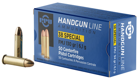 Prvi Partizan .38 Special PPH38SF 8605003813071 Full Metal Jacket FMJ 130 Grain