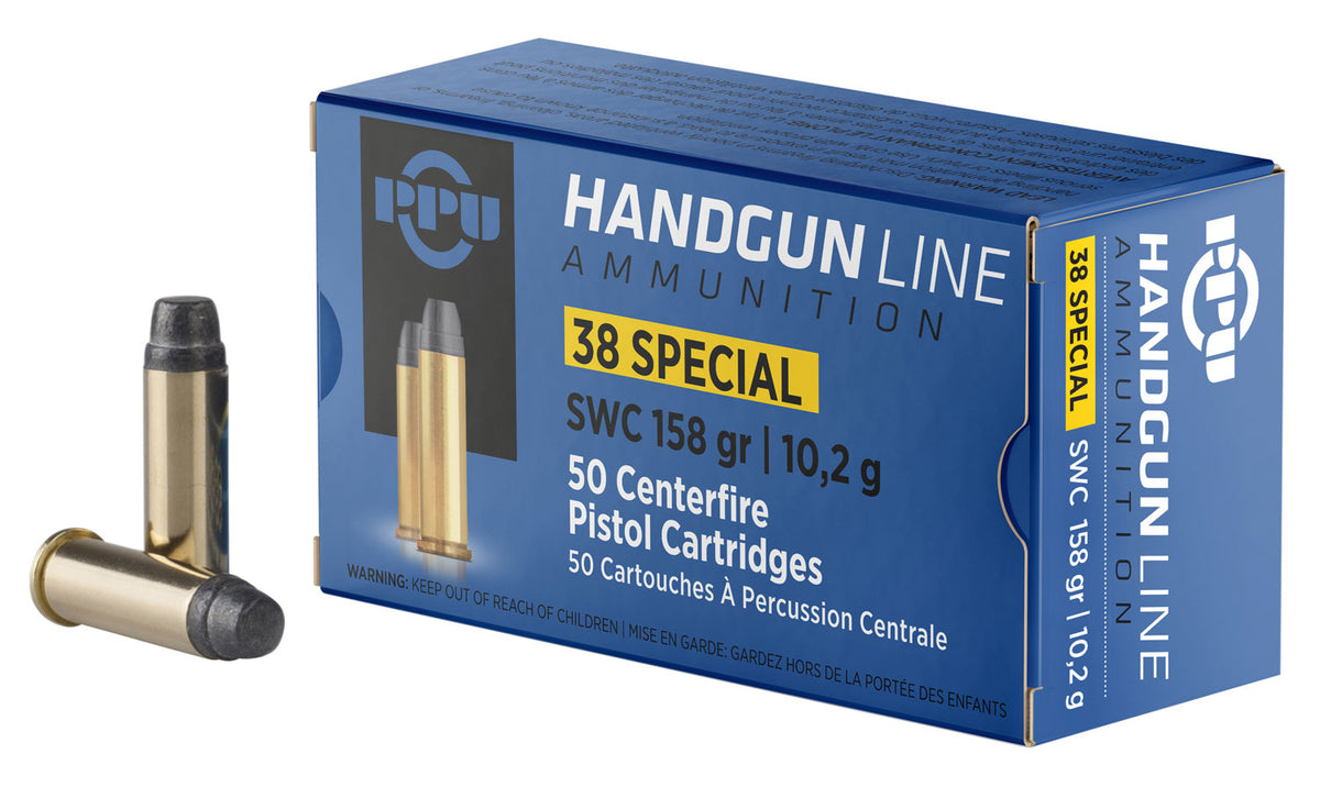 Prvi Partizan .38 Special PPH38SS 8605003813088 Semi Wadcutter 158 Grain