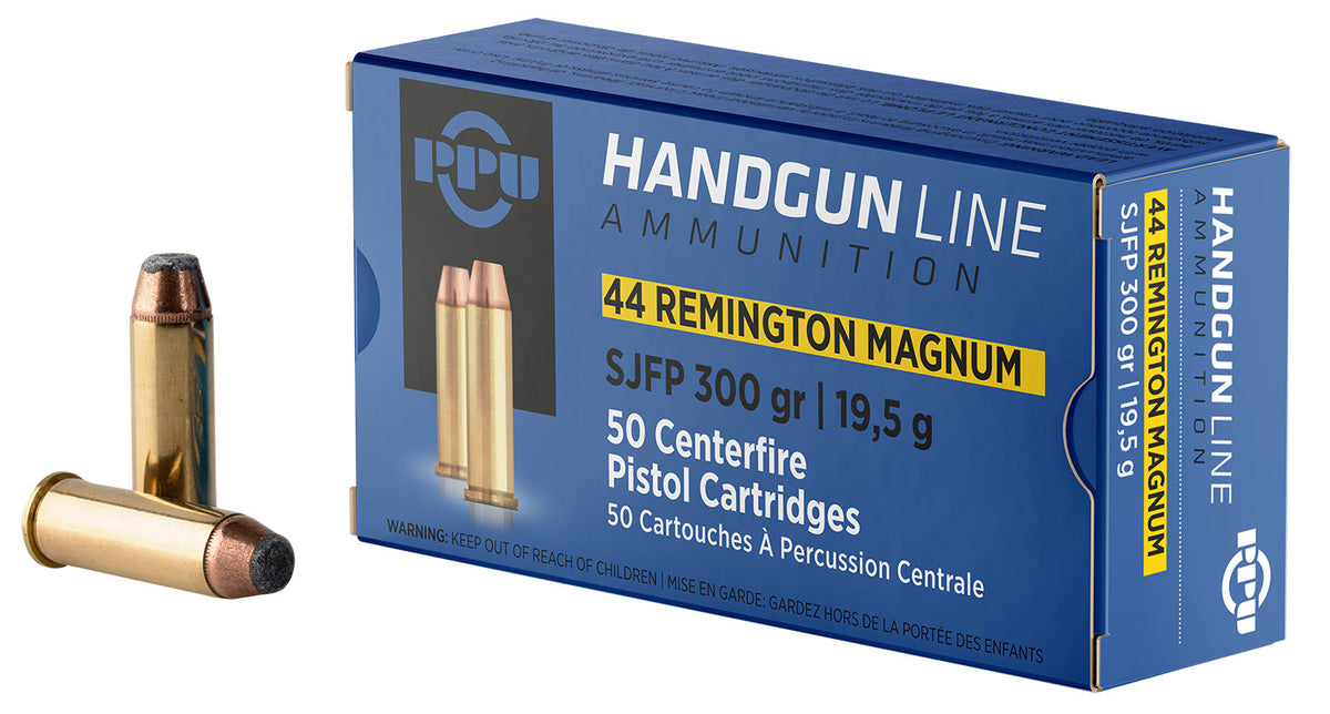 Prvi Partizan .44 Magnum PPH44MF 8605003813163 Semi Jacketed Flat Point 300 Grain