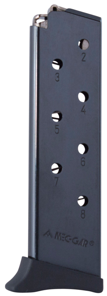 Mec-Gar MGBR3808B Bersa Thunder .380 ACP 8rd Blued Detachable Magazine with Finger Rest