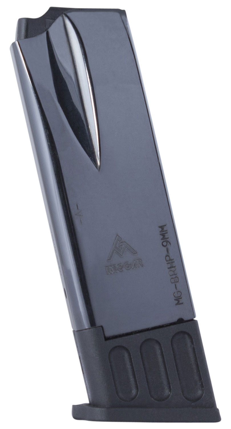 Mec-Gar MGBRHP10B Browning Hi-Power/Springfield SA-35 9mm Luger 10rd Blued Detachable Magazine