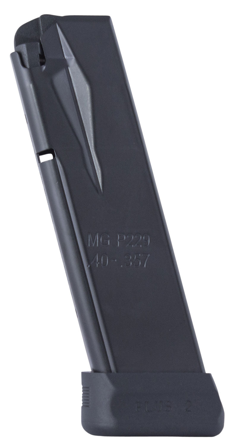 Mec-Gar MGP2294014AFC Sig P229 14rd .40 S&W Blued Carbon Steel Magazine w/Anti-Friction Coating