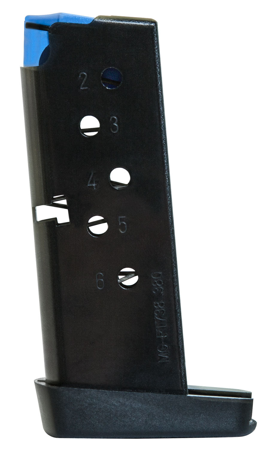 Mec-Gar MGPT7386B Taurus PT738 TCP 6rd .380 ACP Blued Carbon Steel Magazine