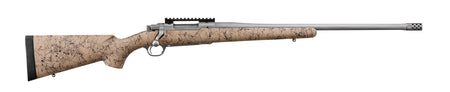 Ruger 57154 Hawkeye FTW Hunter .308 Win 4+1 22" Matte Stainless Threaded Barrel w/ Picatinny Rail, Tan/Black HS Precision Stock