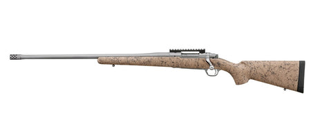 Ruger 57161 Hawkeye FTW Hunter 6.5 Creedmoor 4+1 22" Stainless Threaded Barrel, Picatinny Rail, Tan/Black Stock, Left Hand