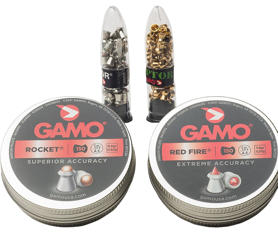 Gamo 632092854 .177 Caliber High Performance Pellet Combo Pack 400 Count