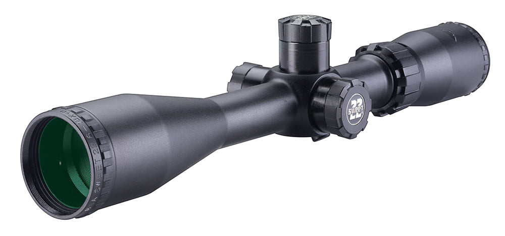 BSA Sweet .22 SP Black Matte Rifle Scope 6-18x40mm 1" Tube 30/30 Reticle w/ Sunshade