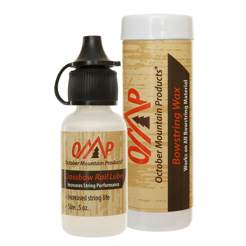 October Mountain Crossbow Rail Lube and Wax Maintenance Combo