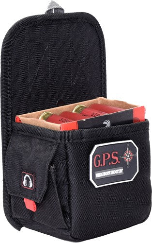 GPS Shotgun Shell Box Carrier 12ga or 20ga Single Box Black 600D Poly