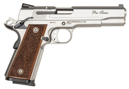Smith & Wesson 178017 1911 Performance Center Pro 9mm Luger 10+1 5" Stainless Pistol
