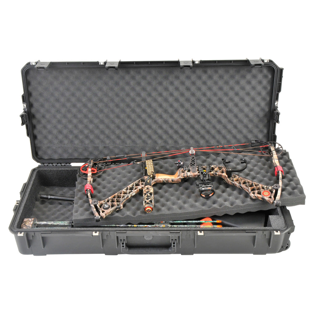 SKB iSeries 42 in. Double Bow and Rifle Case Black