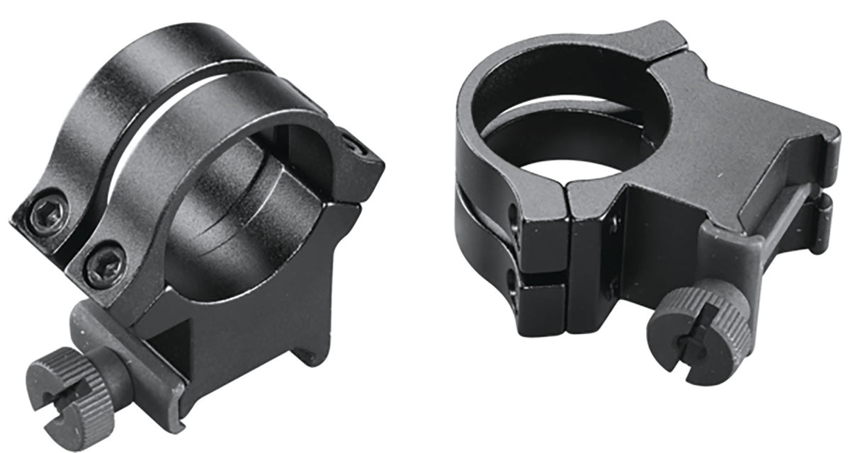Weaver 49049 Quad Lock Detach Rings Matte Black 1" Extra High