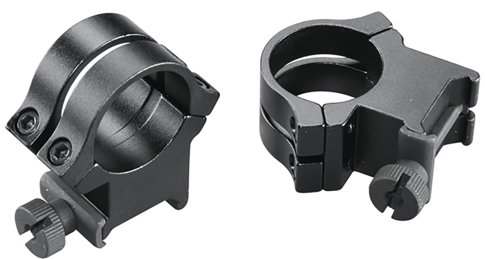 Weaver 49049 Quad Lock Detach Rings Matte Black 1" Extra High