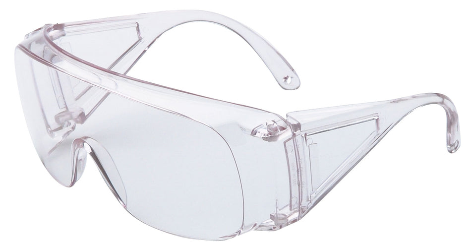 Howard Leight R01701 HL100 Over-The-Glass Shooting Glasses Clear Polycarbonate Lens Clear Frame