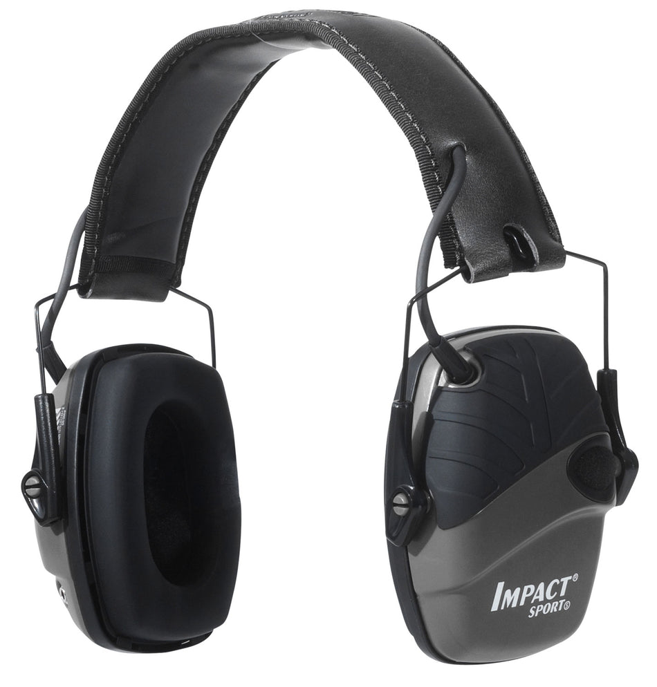 Howard Leight Impact Sport R02524 22 dB Electronic Hearing Muffs Gray/Black Adult