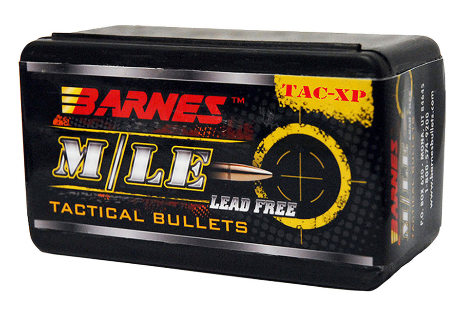 Barnes Bullets TAC-XP M/LE 9mm 115gr Copper Pistol Bullet 40-Count Box