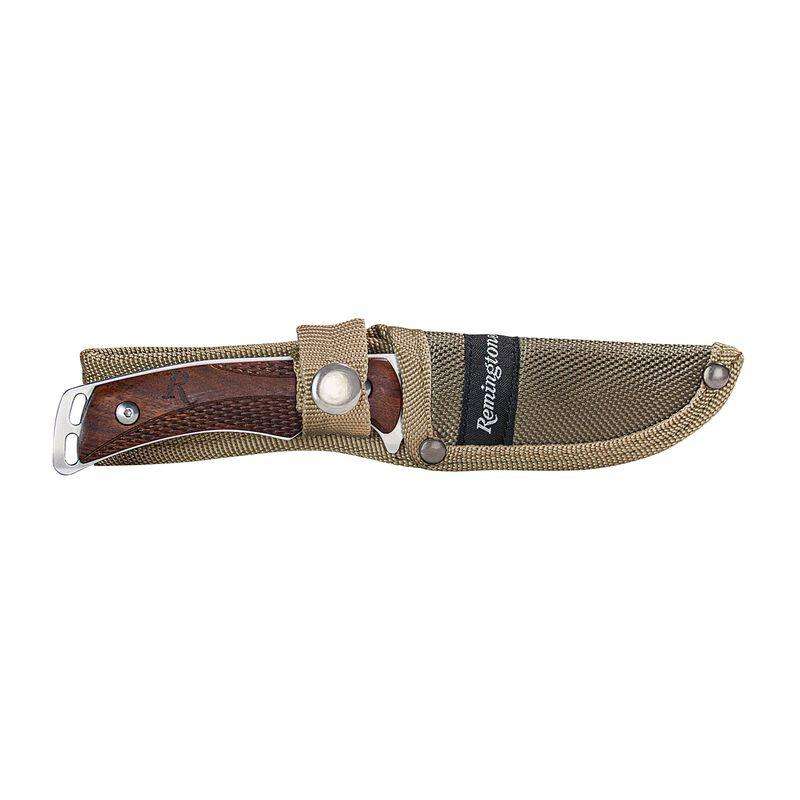 Remington Woodland Skinner 7.5 Inch Fixed Blade Hunting Knife with Sheath