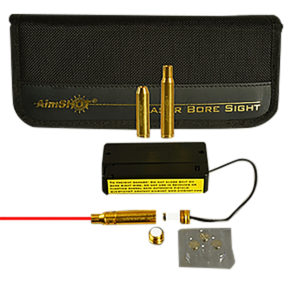 AimShot MBSKIT1 Brass Modular Rifle Bore Sight Kit with Laser Module and Arbors