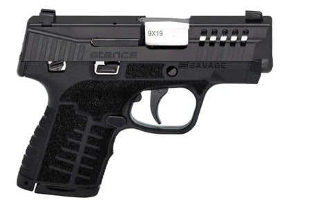 Savage Stance MC9MS 9mm Luger Pistol, Black/Black