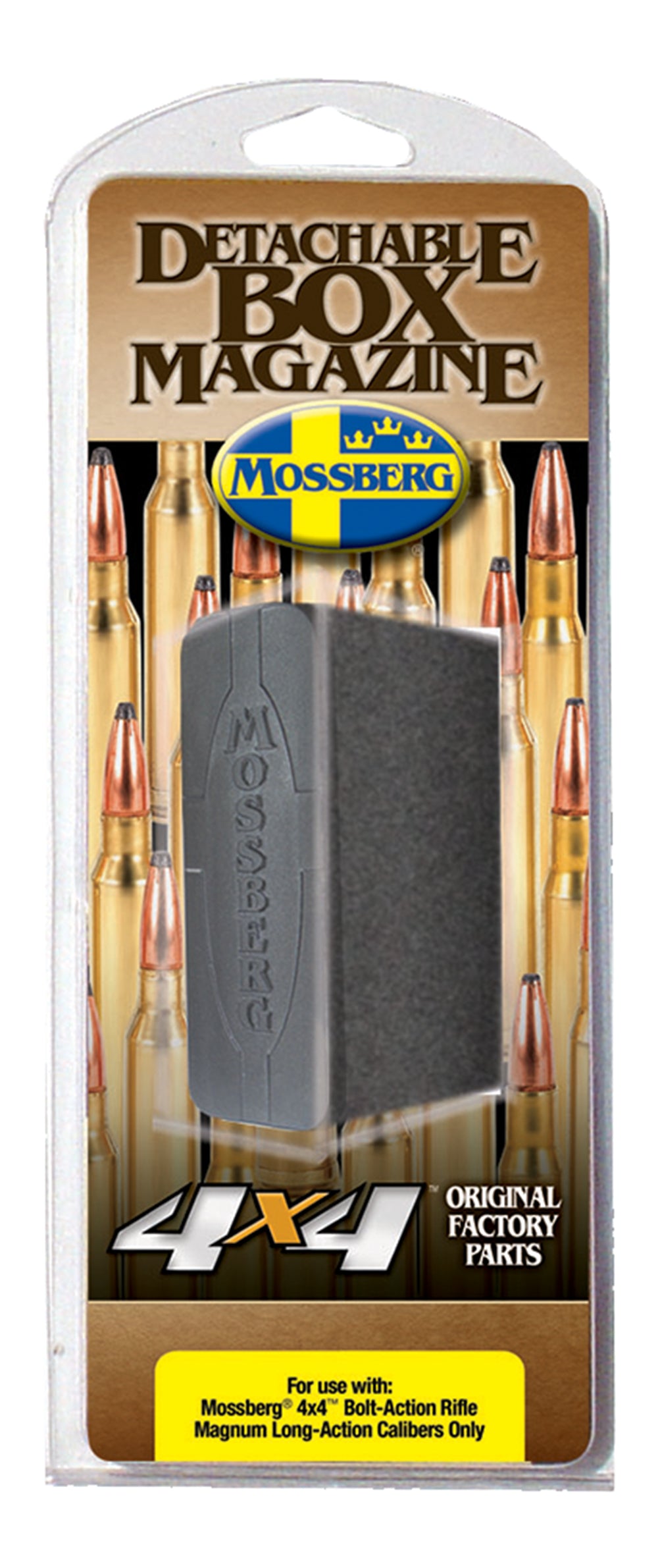 Mossberg Patriot 4x4 Magnum Long Action 3-Round Drop Box Magazine 338 Win Mag 300 Win Mag Black